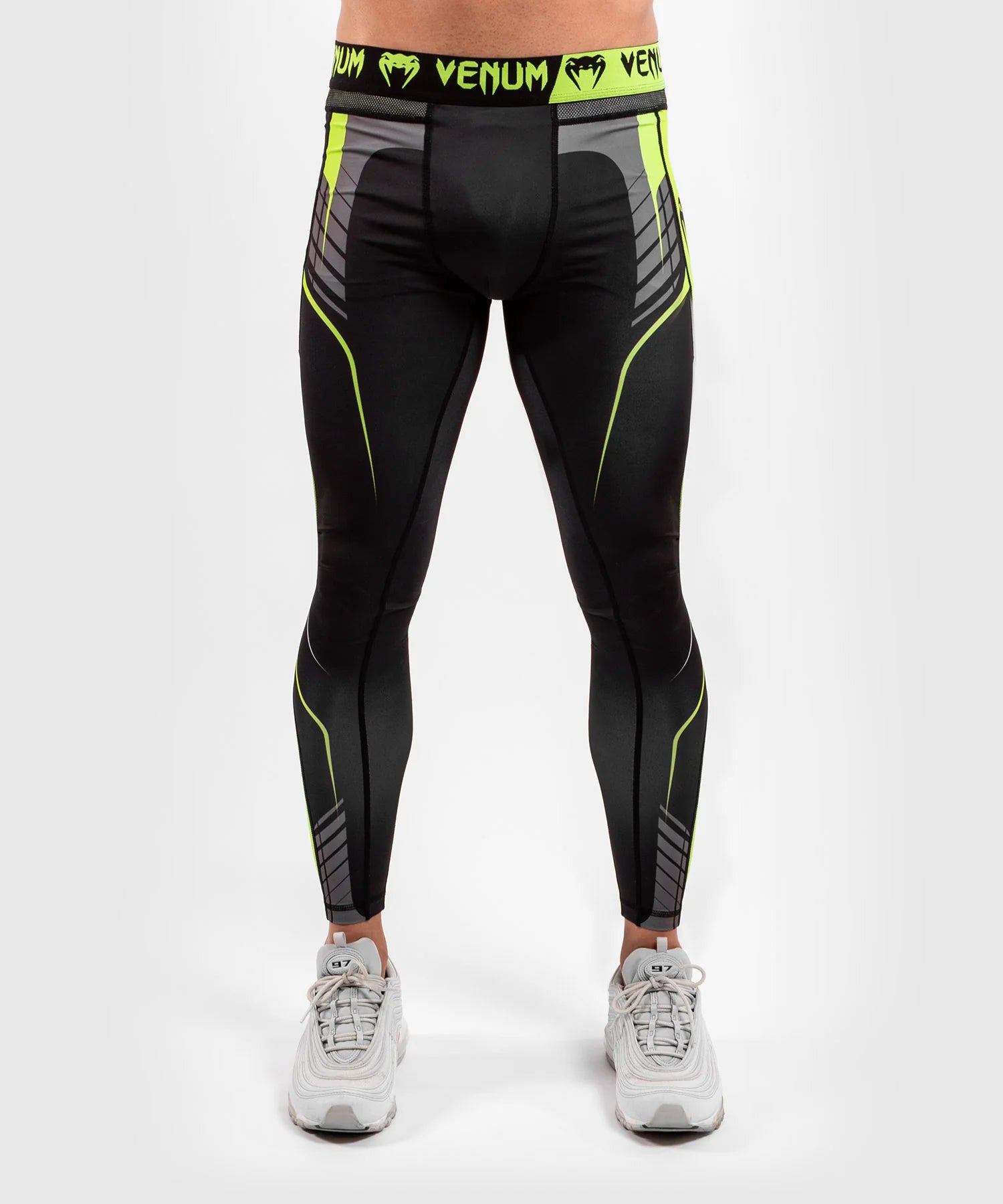 VTC 3 Compression Tights - Black/Neo Yellow